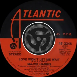 Cover von Love Won't Let Me Wait / After Loving You [Digital 45]