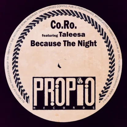 Cover: Because The Night von Co.Ro & Taleesa