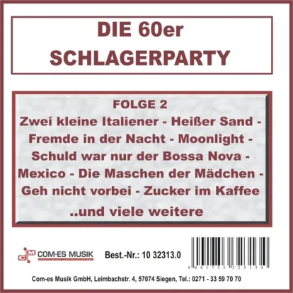 Cover: Schuld War Nur Der Bossa Nova von Die Mädels