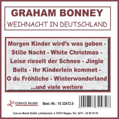 Cover: In Der Werkstatt Santa Claus von Graham Bonney & Ein Kinderchor
